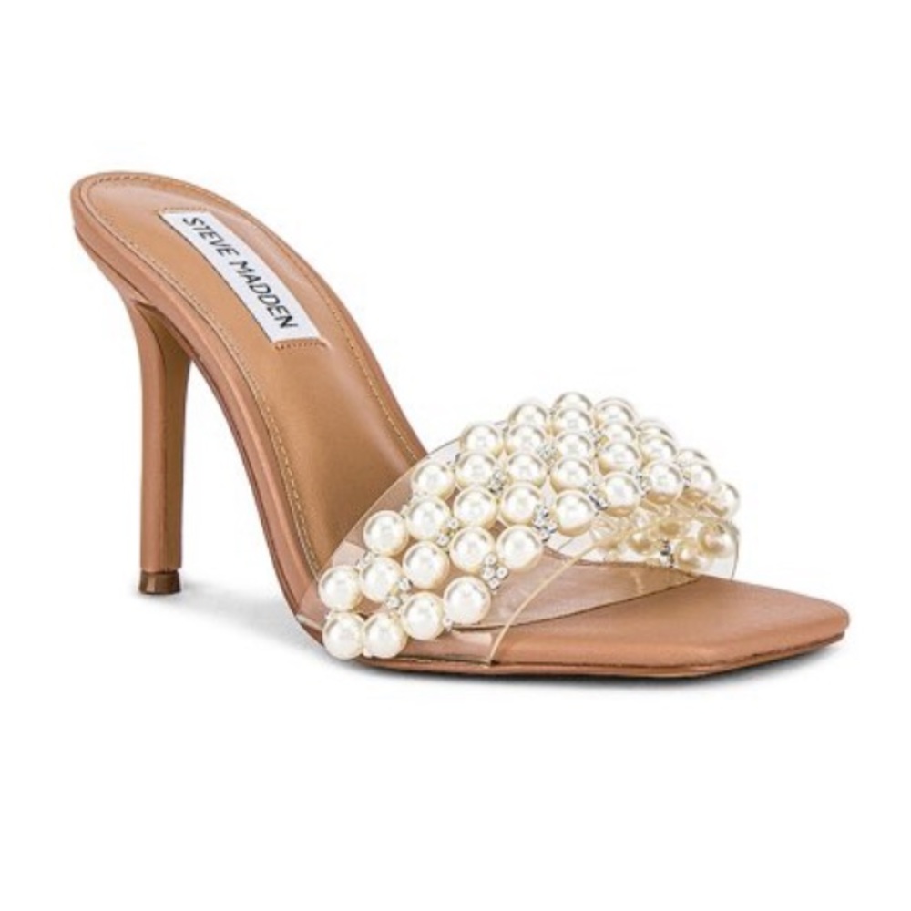 Steve Madden Nude (SIFT NATURAL) with Pearl Heels